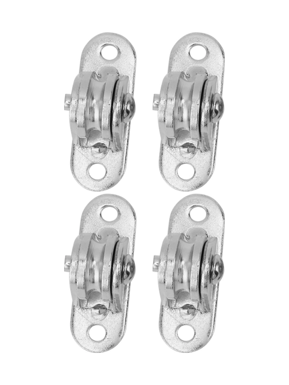 Geeroyoo Stainless Steel Sabit Katrol Bloku 4'lü Set - 176 Lbs Yük Kapasitesi, Sessiz Çalışma, Ev Ve Endüstriyel Kullanim Diğer