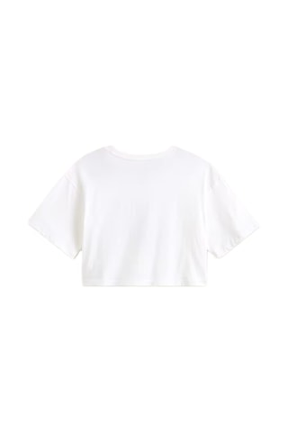 Vans Rhythm Relaxed Crop Ss Kadın Beyaz - Vn000rch