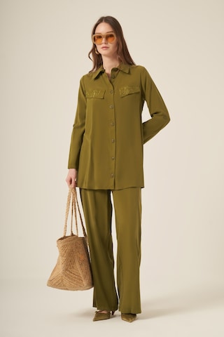 Ftz Women Kadın Benetti Taşli Takım Olive 31287 Olive