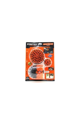 3pcs Set Matkap Fırçası 1/4 Inc - 6.3mm Büyük Düz 4 Inc Yuvarlak 3.5 Inc Uç Fırça 2 Inc Ktx-3375 5250