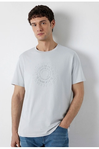 Mavi M0613531-70075 Mavi Black Baskılı T-shirt Erkek Tişort Gri