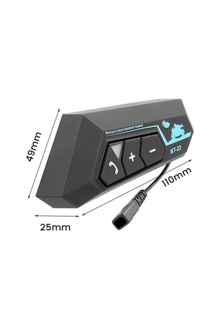 Mg Moto Bt22 İntercom Motosiklet Bluetooth Kulaklık Seti