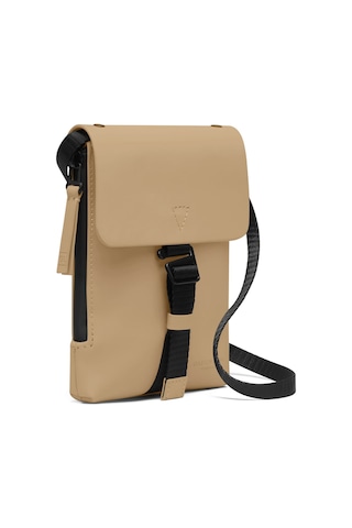 Gaston Luga Spläsh Mini Crossbody Omuz Çantası - Latte CAMEL