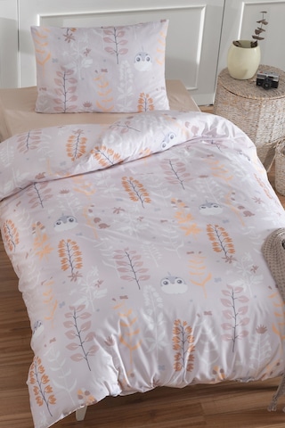 Eponj Home Tek Kişilik Pamuklu Nevresim Takımı 3 Parça Cikcik Desen Bej / Yumuşak Dokulu Bej