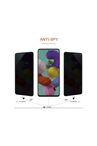 Tedar Samsung A33 Uyumlu Hayalet Ekran Gizli Tam Kaplayan Kırılmaz Cam Seramik Ekran Koruyucu Film Najmaddin
