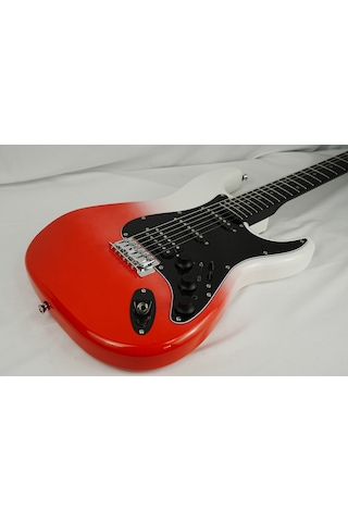 Smıger L-g2 İ6 Wkr Strat Tipi Dahili Efektli Elektro Gitar Whıte Red