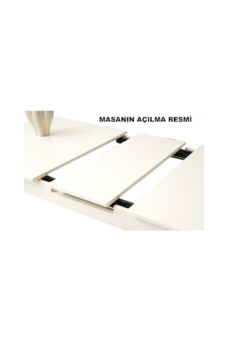 60x100 Ortadan Açılır Mdf Mutfak,salon,yemek Odası Masası Sonato