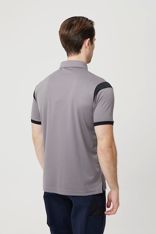 Armadillo Allium Polo Yaka Tişört K.gri-siyah