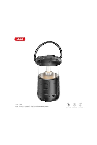 F49 3600 Mah Çift Hoparlör Bt V5.3 Kablosuz Bluetooth Outdoor Hoparlör Kamp Işığı