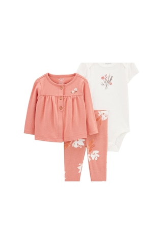 Carter's Layette Kız Bebek 3'lü Hırkalı Set 1p559210 Karışık Renkli Çok Renkli