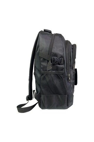 Büyük Su Geçirmeyen Kalın Kumaş Ortopedik Üç Bölmeli Okul Gezi Seyahat Kamp Sırt Çantası 32cmx47cm Siyah