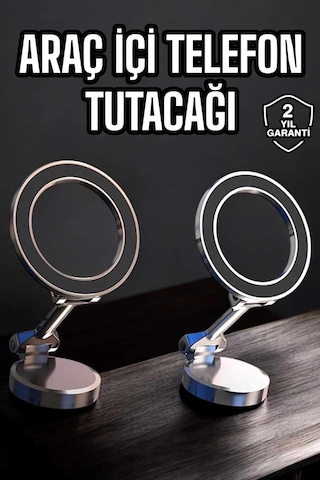 Bay Telefon Tutucu Tüm Arabalara Uyumlu Araç İçi Katlanabilir Manyetik Tasarım Najmaddin 19672674