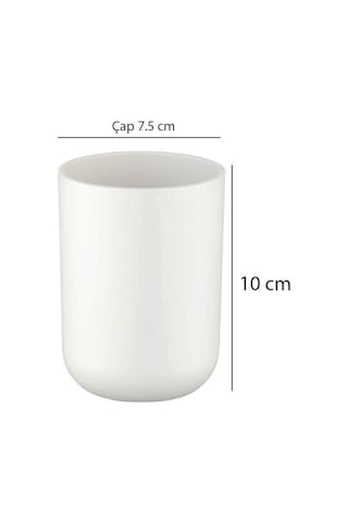 2'li Set Beyaz, Diş Fırçalık Ve Sıvı Sabunluk - Brasil Model Diğer