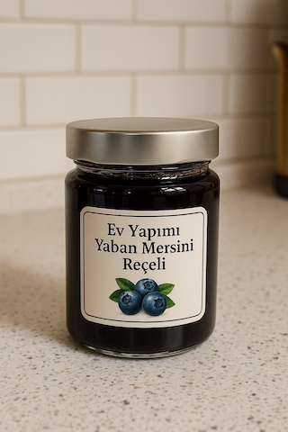 Blackseaorganics Ev Yapımı Yaban Mersini Reçeli 350g Katkısız & Geleneksel Üretim