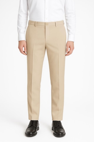 Yazı Vero Erkek Regular Fit Pamuklu Kumaş Pantolon - 7436 Krem