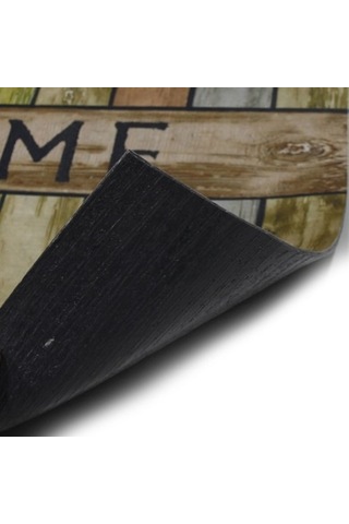 Baykuş Desenli Home Yazılı Kauçuk İç ve Dış Kapı Önü Paspası 45x70