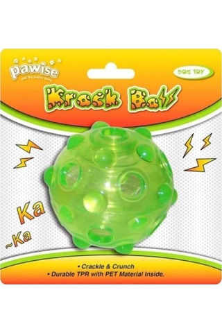 Pawise Krack Ball Köpek Oyun Topu 7.5 CM Çok Renkli