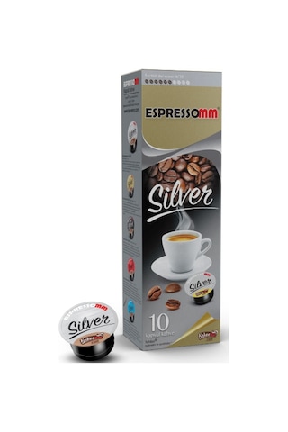 Espressomm® Tchibo Cafissimo Makineleri İle Uyumlu Silver Kapsül Kahve 5 x 10'lu