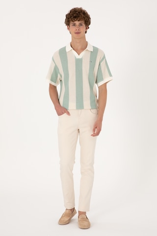 U.S. Polo Assn. Erkek Ekru Slim Fit Jean Pantolon 50304387-VR019