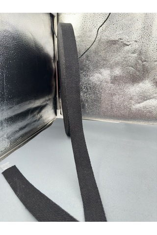 Paşateks 3 Cm Pamuk Kolon Şerit-5 Metre-siyah