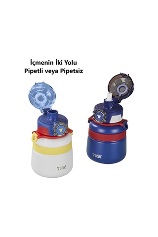 Tkk Çelik Çocuk Matarası 600 Ml Lacivert