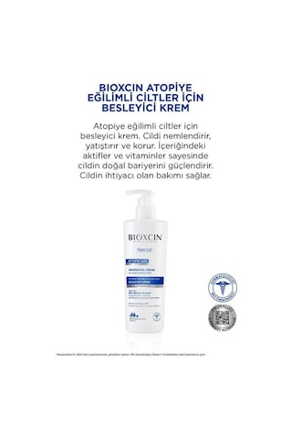 Bioxcin Atocare Atopiye Eğilimli Ciltler için Onarıcı Krem 500 ML