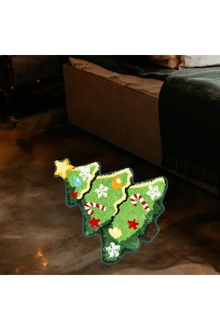 Suntek Yılbaşı Ağacı Halısı Nordic Sağlam Yumuşak Stil-c Stil C