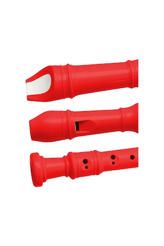 Jwin Jf-01 Blok Flüt - Kırmızı