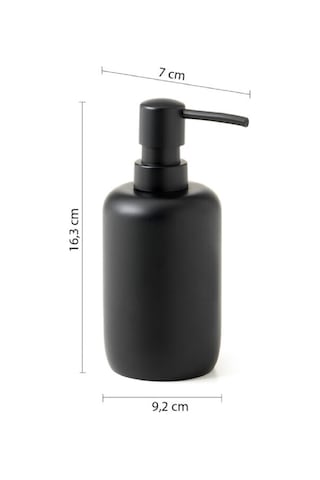 Brenda 6 Parça Banyo Aksesuar Seti Mat Siyah