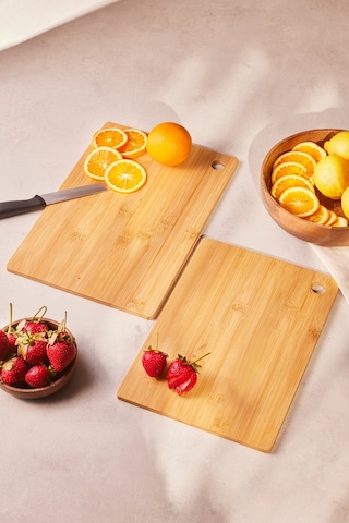 Emsan Bambu Master Chop 2'li Kesme Tahtası