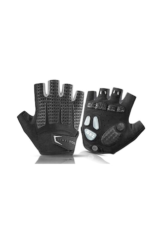 Rockbros S169b Bir Çift Yarım Parmak Bisiklet Eldiven Açık Nefes Alabilir Eldiven