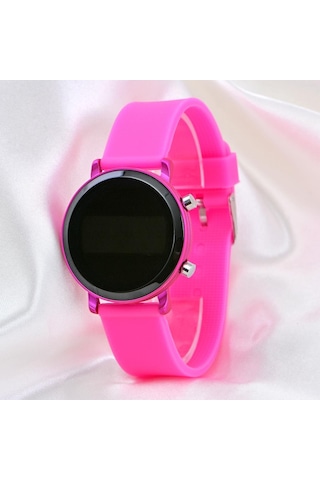 Pinkoli Pembe Led Büyük Kız Çocuk Kol Saati ST-304123