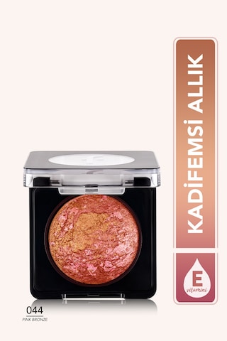 Flormar Işıltılı Fırınlanmış Allık - Baked Blush-On - 044 Pink Rose - 8682536051446