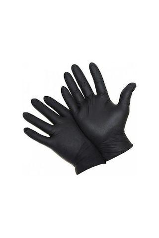 Has-Pet Pudrasız Siyah Nitril Muayene Eldiveni 100'lü x 20 Paket