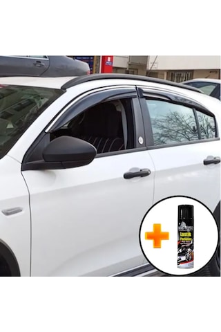 Fiat Bravo Mügen Cam Rüzgarlığı Abs Krom Nikelajlı Cam Rüzgarlığı 2008 Sonrası+ebrayn Lastik Parlatıcı