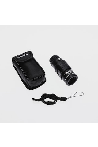 Nikula 7x18 Tek Gözlü Avuç İçi Mini Monoküler Dürbün - Ultra Lüx Siyah
