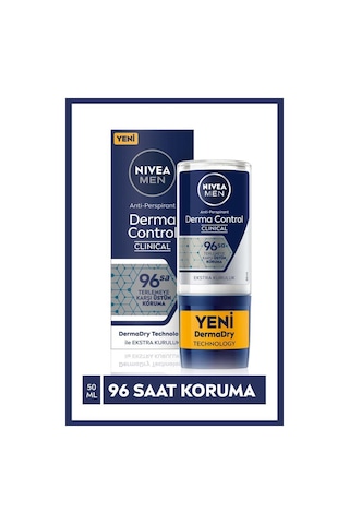 Nivea Derma Control Clinical Perspirant Erkek Roll-On 50 ML