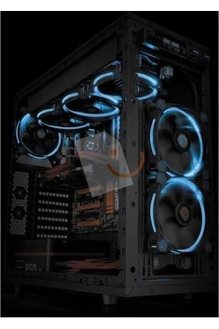 Thermaltake Cl F038 Pl12Bu A Riing 120Mm Mavi Ledli Kasa Fanı