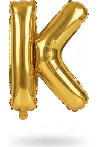 Runaway K Harf Folyo Balon 1m Parti Ve Vitrin Çok Renkli
