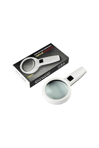-3 Ledli 5x95mm & 10x19mm El Büyüteç, Takı, Okuma,para Kontrol Için Dt7665