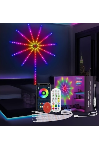 Rgb Firework Led Duvar Lambası