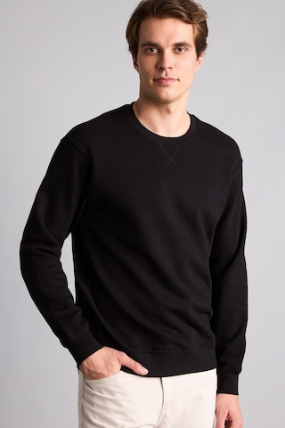 Defacto Pamuklu Regular Fit Basic Sweatshirt E8339ax26aubk81 Siyah-bk81
