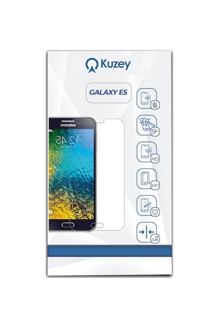 Samsung Uyumlu Galaxy E5 Temperli Ekran Koruyucu Kırılmaz Cam (535111642) 20 Tl Fark Ile Apple iPhone Hızlı Şarj Kablosu
