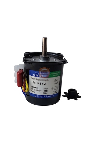 68 Ktyz 28w 10 Rpm Redüktörlü Ac Senkron Motor