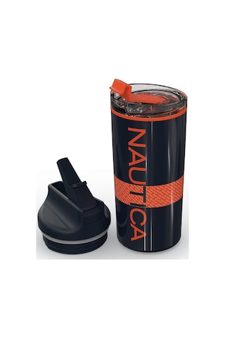 Nautica Sport Termos Paslanmaz Çelik 650 Ml Navy Turuncu Turuncu