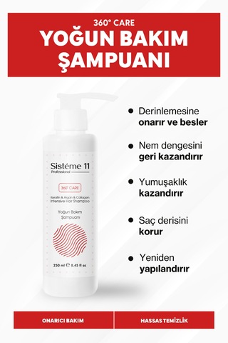 Sistéme 11 Yıpranmış Saçlar Için Intensive Repair Yoğun Bakım Şampuan 250 Ml Diğer
