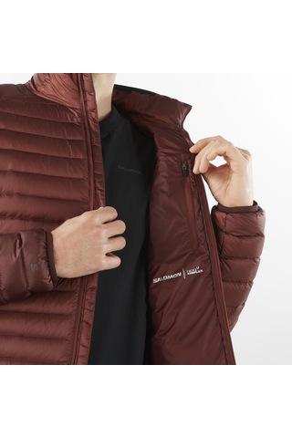 Salomon Elıxır Mıcro Down Erkek Outdoor Montu Rum Raısın Lc2329900 Bordo