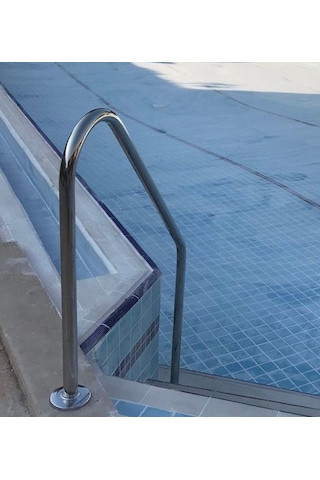 Yüzme havuzu beton merdiven iniş tutamağı 1524 mm AISI 316 KALİTE