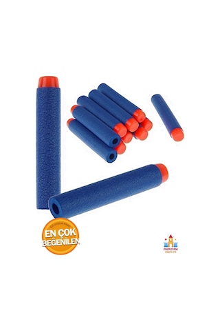 Nerf Silahları İçin Yedek 100 Parça Sünger Mermisi - Kesintisiz Eğlence
