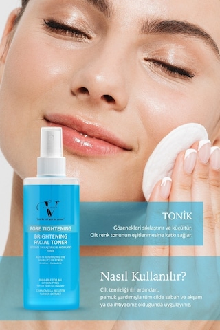 Vitanova Gözenek Sıkılaştırıcı ve Aydınlatıcı Tonik 250 ML + Arındırıcı ve Canlandırıcı Yüz Yıkama Jeli 250 ML